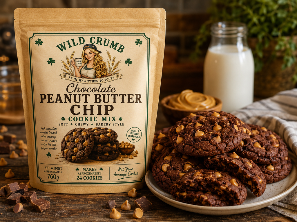 Wild Crumb Sourdough Chocolate Peanut Butter Chip Cookie Mix