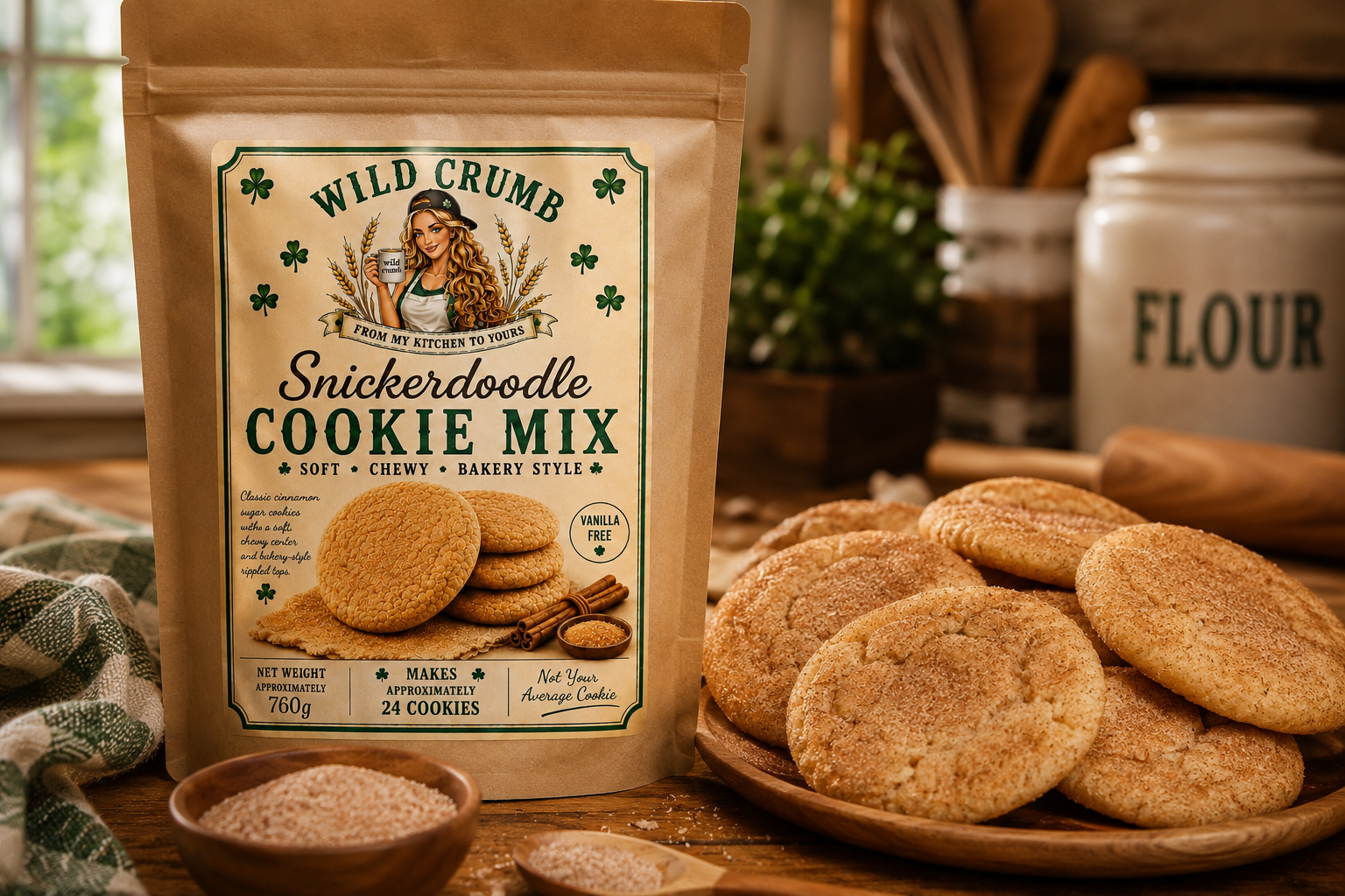 Sourdough Snickerdoodle Cookie Mix